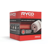 Ryco Z663 Oil Filter Fits Holden, Jeep, Chrysler, Ford, Ram, Hummer, MG, Suzuki